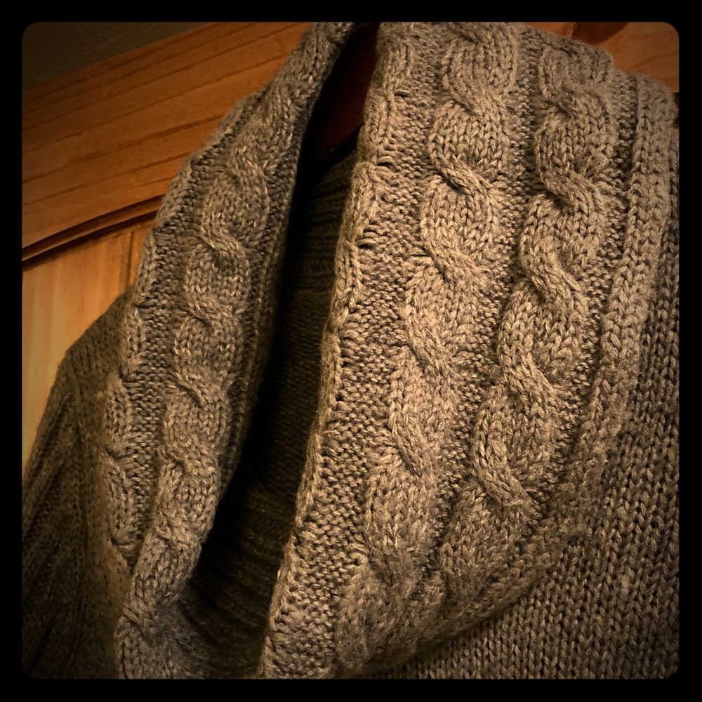 Grey sweater tunic